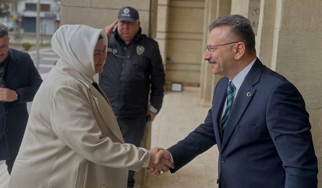 Ayşen Gürcan'dan Vali Aksoy'a teşekkür ziyareti