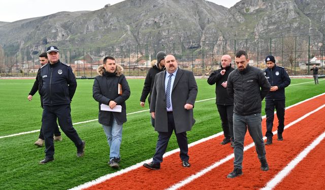 İnönü'de spor kompleksi yükseliyor