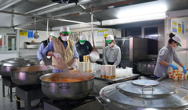 Ramazan sofralarına sıcak yemek desteği