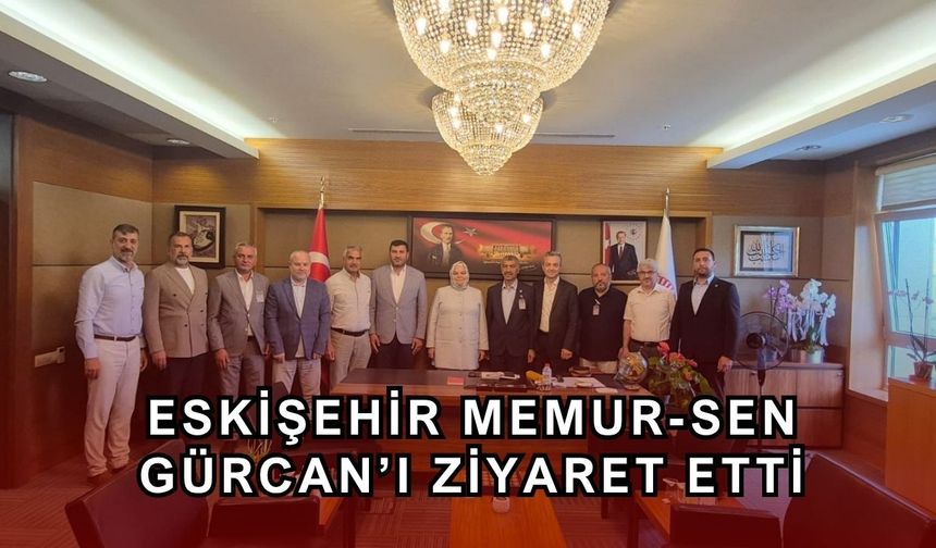 Ayşen Gürcan'a tebrik ziyareti