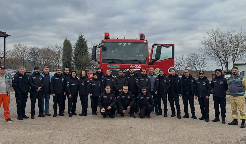 AUSAR orman yangınlarıyla mücadele eğitimini tamamladı