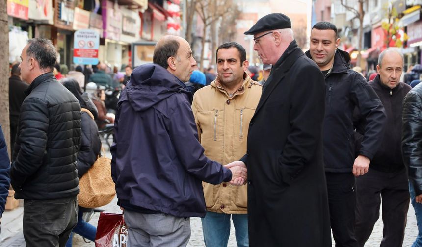 Başkan Kurt’tan Asarcıklı Caddesi’nde inceleme ve esnaf ziyareti
