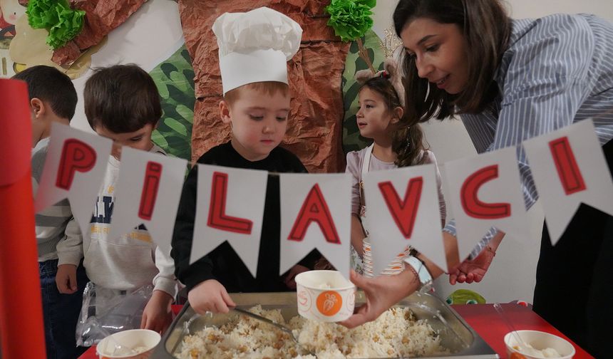 Çocuklar yerli malı haftasını kutladı