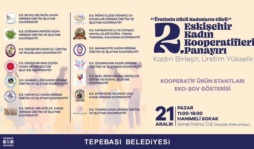 “Üretimin Gücü Kadınların Gücü” Panayırı 21 Aralık’ta Hanımeli Sokağı’nda