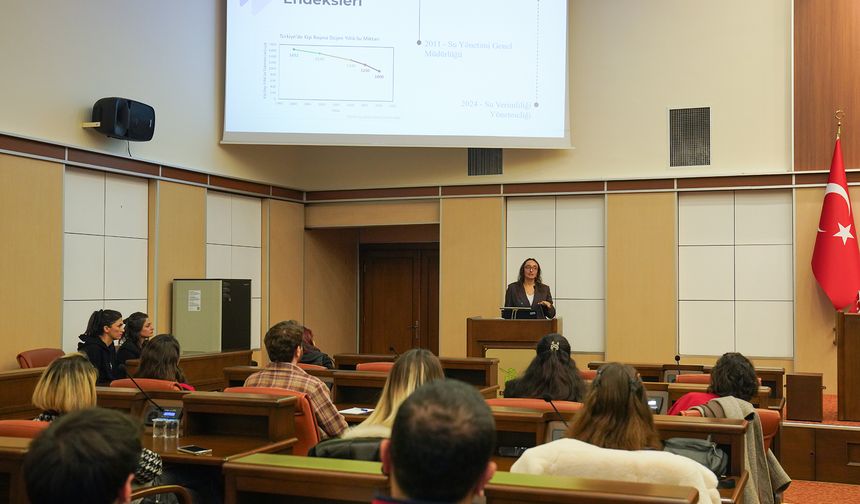 55 personele su verimliliği anlatıldı