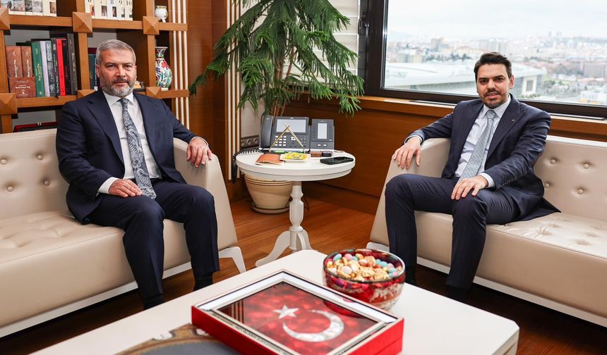 Rektör Adıgüzel'den TİKA Başkanı Eren'e ziyaret