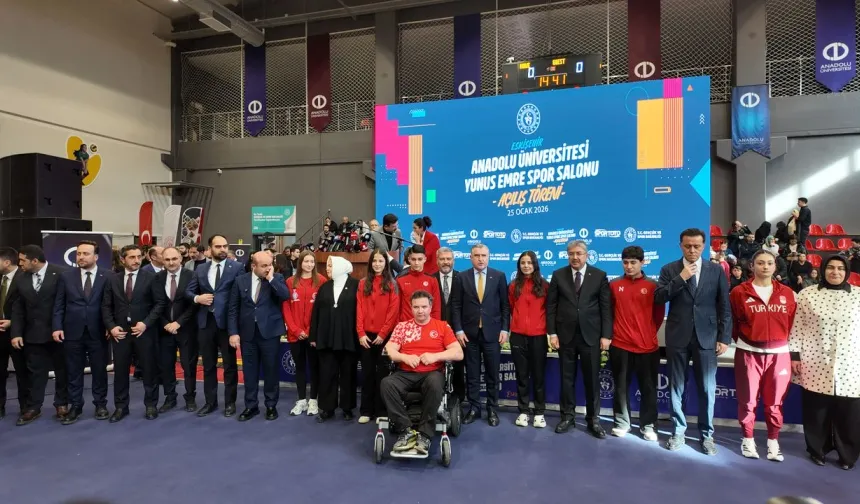 Anadolu Üniversitesi’nden dev açılış, Eskişehir’e yeni spor merkezi