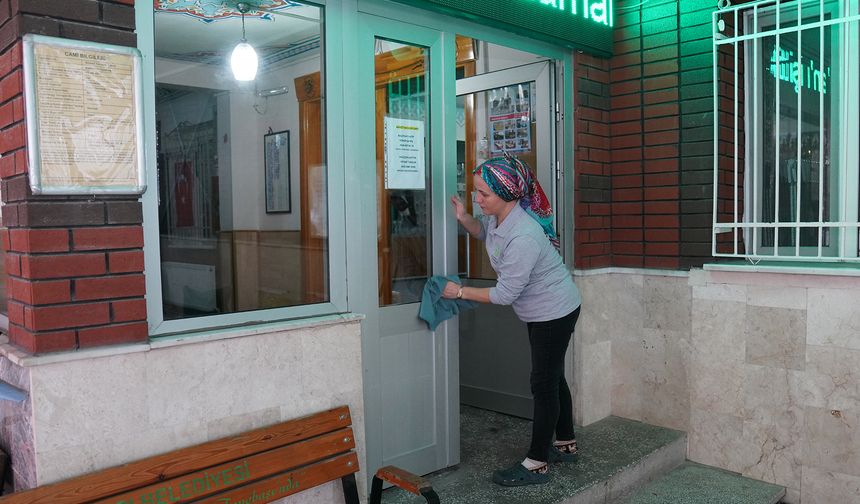 Tepebaşı camilerde temizliği arttırdı