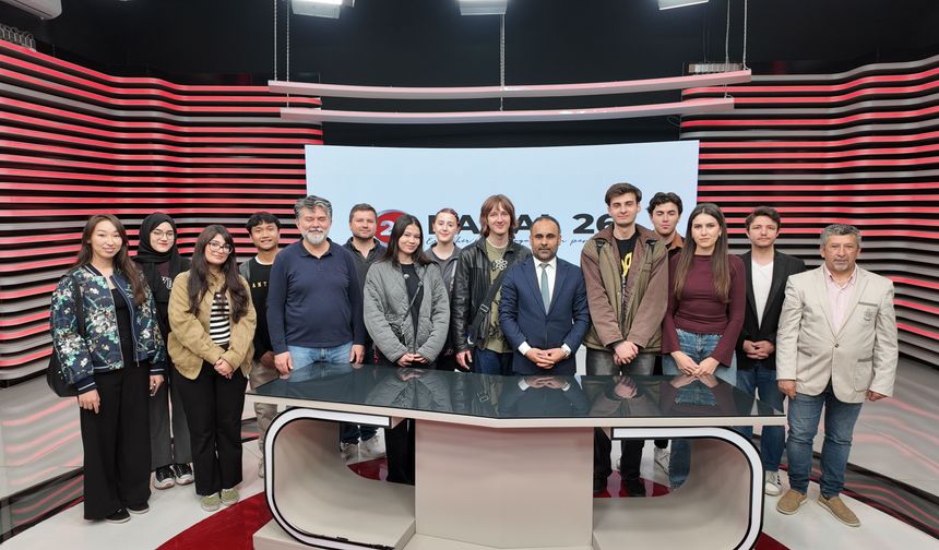 Uluslararası Öğrenciler Medya 26’da Gazete ve Televizyon Deneyimi Yaşadı
